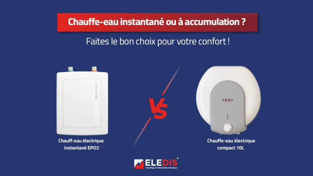 Quelle est la différence entre un chauffe-eau instantané et un chauffe-eau à accumulation ?